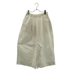 ゴーシュ / ゴーシュ | カツラギ8分丈 ドローストリング ワイド イージーパンツ | 2 | ホワイト | レディース