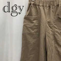 Dgy ディージーワイ 　ワイドパンツ キュロットパンツ 綿100％ レディース M ベージュ  レディース ファッション