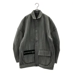 SHINYA KOZUKA / シンヤコヅカ | ウール ツイード ジップジャケット | グレー | メンズ