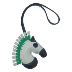 【美品】  HERMES / エルメス | ジージーカマイユ アニョーミロ レザー バッグチャーム | マルチカラー | レディース