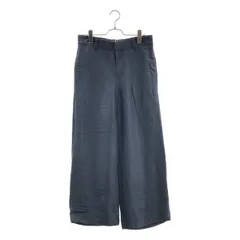 UNFOLLOW / アンフォロー | 2022SS | FOLL リネン レーヨン スラックスパンツ | 2 | ネイビー | メンズ