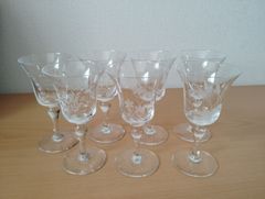 北一硝子　ワイングラス７個セット（バラ売り可）