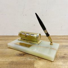 1920s 希少 J.E.Mergott社 デスクカレンダー & クリップ - メルカリ