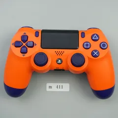 【ｍ411】PS4 コントローラー DUALSHOCK4 サンセット オレンジ ブルー