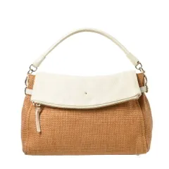 kate spade new york レザー ラフィア コンビ 2way バッグ