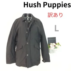【訳ありC】 Hush Puppies ジャケット インナー付 黒 L メンズ