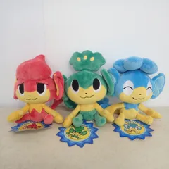 ポケモンセンター ヤナップドール/ヒヤップドール/バオップドール 3体セット 2011年 ぬいぐるみ ポケドール 紙タグ付き ポケットモンスター