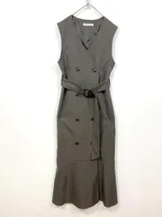 MAJESTIC LEGON マジェスティックレゴン 1027063701 クラシックトレンチ ワンピース sizeM/茶  ■■レディース