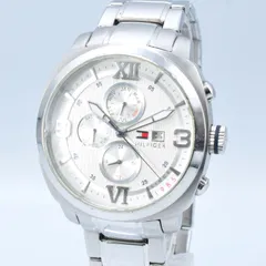 TOMMY HILFIGER トミーヒルフィガー Quartz クォーツトリプルカレンダー  Watch 腕時計 Men's メンズ 新品バッテリー クリーニング済みのサムネイル