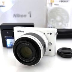 ☆美品 Nikon1 J1 ミラーレス一眼カメラ 付属品充実 ホワイト - メルカリ