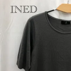INED イネド ニット　半袖ニット　トップス レディース 9 グレー  レディース ファッション