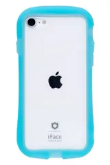 【送料無料】iFace Reflection Neo iPhone SE(第3世代/第2世代)/8/7 ケース クリア 強化ガラス (クリアブルー)【アイフォンse3 アイフォンse2 アイフォン8 カバー 透明 耐衝撃 米国MIL規格取得 ストラップホール付
