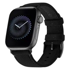【送料無料】[Bandletic] アップル ウォッチバンド レザーバンド - Apple watch対応 バンド レザー革スエード 16g 軽量 汚れに強い Watch Ultra1/2/3 49mm・46mm (Series 11/10)・45mm (9/