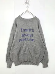 美品 GLOBAL WORK グローバルワーク GW622537AD メルティ ロゴ プルオーバー ニット セーター sizeM/グレー ◇■レディース