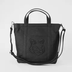 新品 メゾン キツネ MAISON KITSUNE トートバッグ スモール トート ブラック