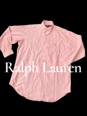 Ralph Lauren　カラーポニー刺繍　Mラルフローレン　ボタンダウン メンズファッション　ピンク　Mサイズ　シャツ