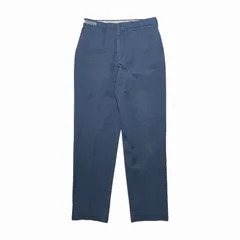 USA 古着 メキシコ製 RED KAP レッドキャップ スラックス ワークパンツ チノパン W33 ネイビー ヴィンテージ 紺色 CI0279