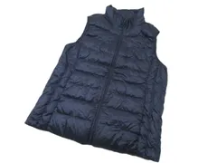 （K0123010）　UNIQLO　ユニクロ　ダウンベスト　ネイビー　XL　メンズ