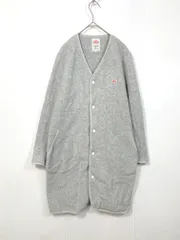 DANTON ダントン FLEECE COLLARLESS COAT フリースカラーレス コート size34/グレー ◆■◎レディース