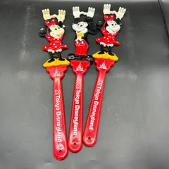 《L》3本セット　東京ディズニーランド　ミッキー　ミニー　孫の手　レトロ