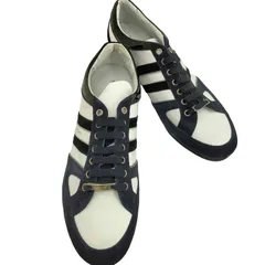 カルバンクライン CALVIN KLEIN 1056CK MADE IN ITALY イタリア製 ストライプ ライン スエード コンビ ローカット スニーカー メンズ US：11 のサムネイル