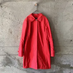 ランズエンドLAND‘S ENDキレイなキレイな赤い色スプリングコート　ライナー付き