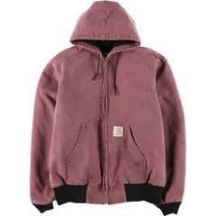 古着 90年代 カーハート Carhartt アクティブジャケット ダックフルジップパーカー USA製 メンズL相当 ヴィンテージ/eaa459122