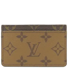 ルイヴィトン LOUIS VUITTON カードケース ポルト カルト サーンプル モノグラムキャンバス モノグラムリバースキャンバス モノグラムリバース 茶  M69161 RFID【中古】