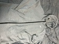 ナイキ グレー ジップアップフーディー