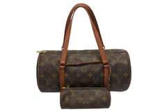 LOUIS VUITTON ルイヴィトン パピヨン30 ハンドバッグ M51365 旧型 モノグラムキャンバス ブラウン 美品 中古 4b011885