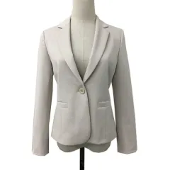 クミキョク 組曲 KUMIKYOKU ジャケット テーラード シングル ストレッチ 無地 長袖 2 ベージュ