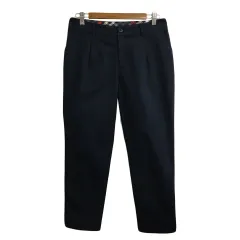 アーノルドパーマー Arnold Palmer パンツ チノ テーパード ロング タック 無地 ロゴ 刺繍 3 紺 ネイビー