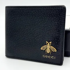 GUCCI Bee ミツバチ　黒長財布　ウォレット GUCCI Bee ミツバチ 黒長財布 ウォレット