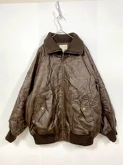 Java ジャバ jv1070055 リブタートル フェイクレザー ジャケット sizeS/茶 ◆■レディース