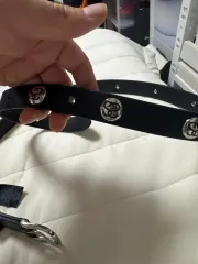 STU SS リング スタッズ ベルト ブラック L/XL