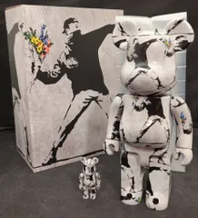 その他 BE@RBRICK BANKSY FLOWER BOMBER BE@RBRICK FLOWER BOMBER 100％ & 400％ Medicom 400% + 100% Bearbrck
