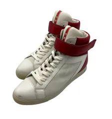 PRADA プラダスポーツ レザー ハイカットスニーカー 3T5743 サイズ37 1/2 レディース 中古 D4のサムネイル