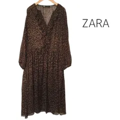 ZARA　ザラ　ワンピース　カットソーワンピ　薄手　送料込み　EUR/USAサイズXS　977763