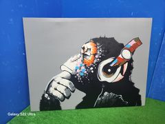 バンクシー アートパネル ガラス絵 絵画 絵 壁掛け ポスター