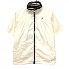 パラディーゾ 中綿ライナー付き半袖ジャケット アイボリー 中綿ベスト ジャケット裏微起毛 レディース L ゴルフウェア Paradiso