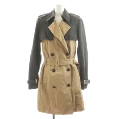 トミーヒルフィガー TOMMY HILFIGER トレンチコート ロング丈 切替 ライナー付き アウター XS ベージュ /AN32