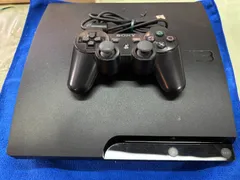 SONY（ソニー）　PlayStation3（PS3）　本体　テレビゲーム機　DUALSHOCK3ワイヤレスコントローラ付　CECH-3000A　中古（ジャンク品、ディスク挿入できない、システム初期化済）