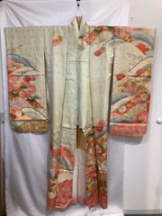 打掛着物刺繍吉祥文[B29727] - メルカリ
