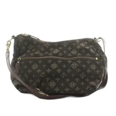 ラシット RUSSET ショルダーバッグ モノグラム 総柄 ナイロン レザー 茶 ブラウン /AN3