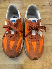 ニューバランス 327 オレンジ ブラウン 255mm