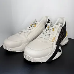 極美品 フェンディ FENDI FLOW スニーカー ズッカ柄 ローカット ジッパー レザー 7E 1392 6 03 ホワイト 白 メンズ