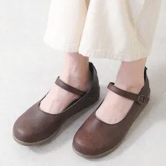 [ダークブラウン]パンプス フラットシューズ ストラップ ローヒール ぺたんこ 痛くない 柔らかい 疲れない 歩きやすい 軽量 走れる フォーマル スーツ 仕事用 通勤 通学 立ち仕事 冠婚葬祭 結婚式 日本製 おしゃれ かわいい k58-378500