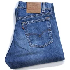 90s USA製 Levi'sリーバイス 519 デニムパンツ W31★オールド ビンテージ ジーンズ ストレート スリム ヒゲ
