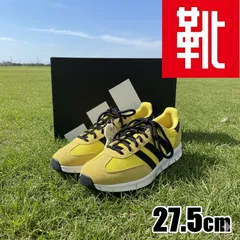 M-699■kutsu.com公式■adidas RUN 70s 2.0 M   JR8628　イエロー×ブラック　27.5cm