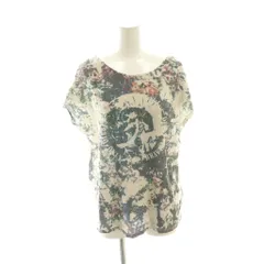 ディーゼル DIESEL Tシャツ ベージュ 柄 マルチカラー 花柄 グラフィックプリント 半袖 /AG ■OS